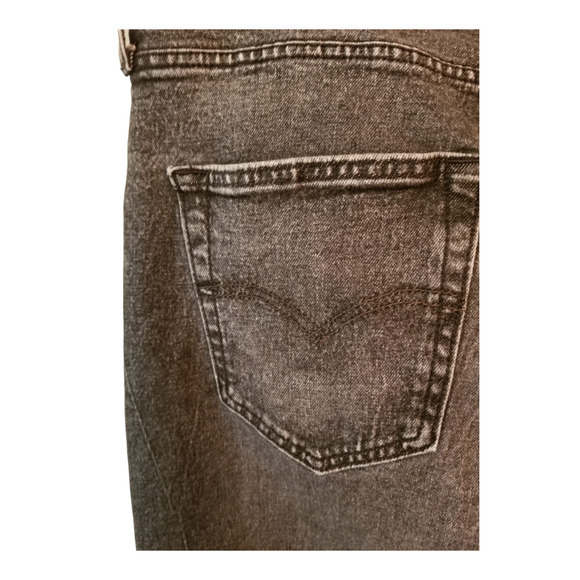 LEVI'S 501 Dark Gray Straight‎ Men's Jeans Size 36x29 in - Picture 7 of 7